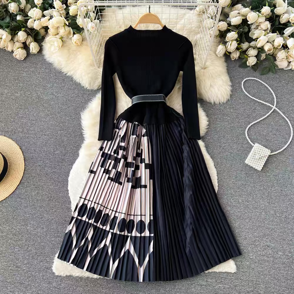 The main event print dress FD99 images